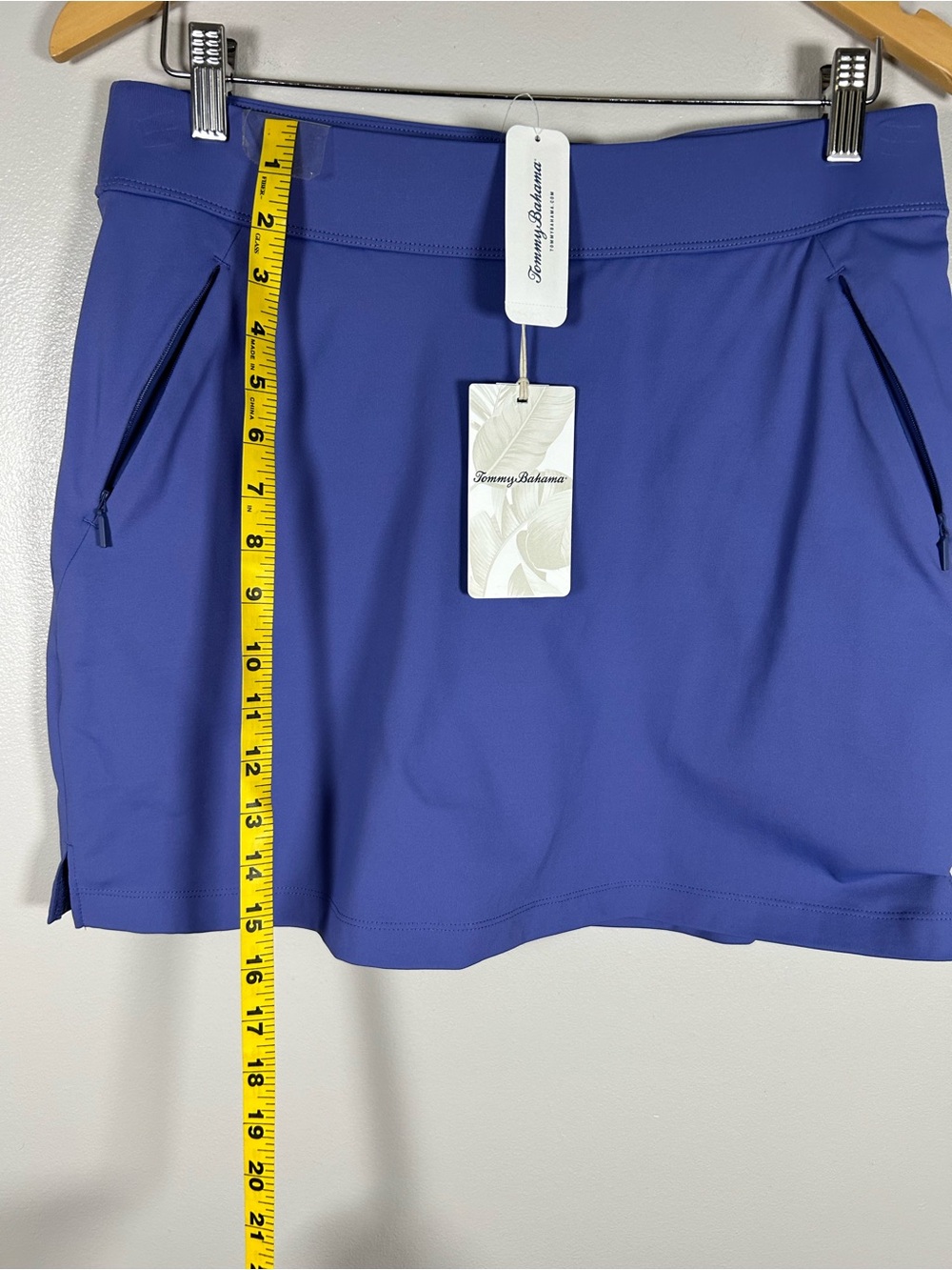 Tommy Bahama Aubrey IslandZone skort Athletic Skort in Blue Iris UPF 30 - Picture 6 of 13